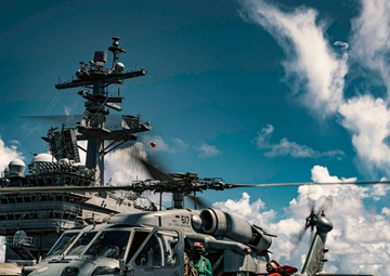 George Washington Conducts Flight Operations