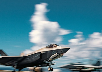 George Washington Conducts Flight Operations