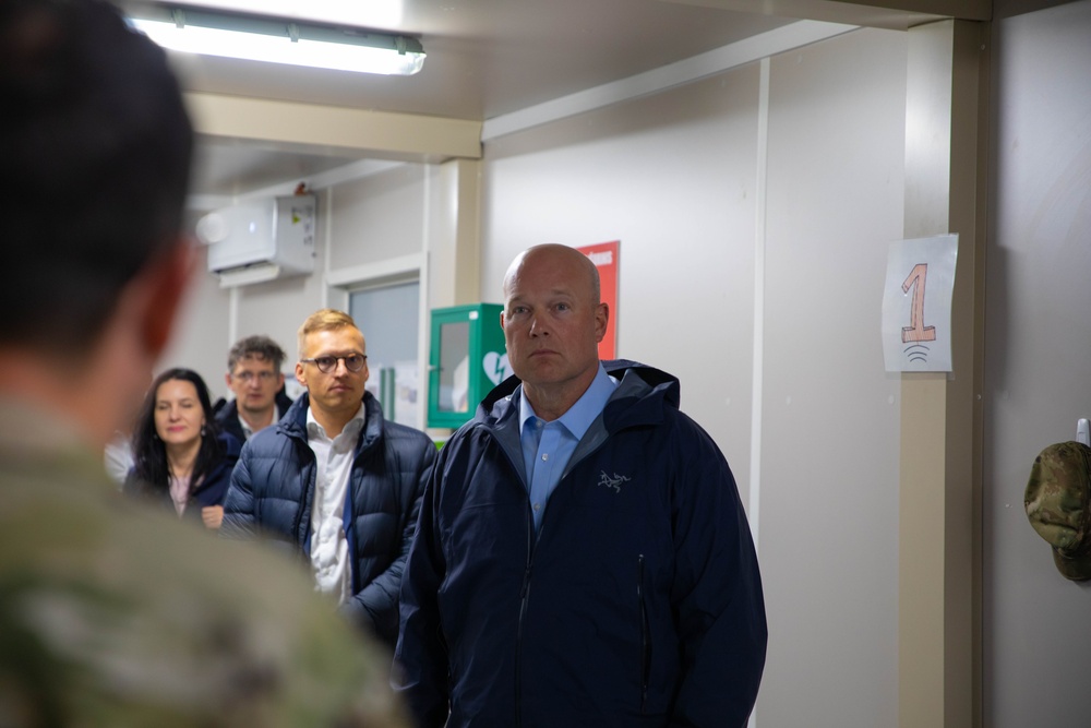 NATO Ambassador Whitaker Visits Camp Herkus, Lithuania NATO Ambassador Whitaker Visits Camp Herkus, Lithuania