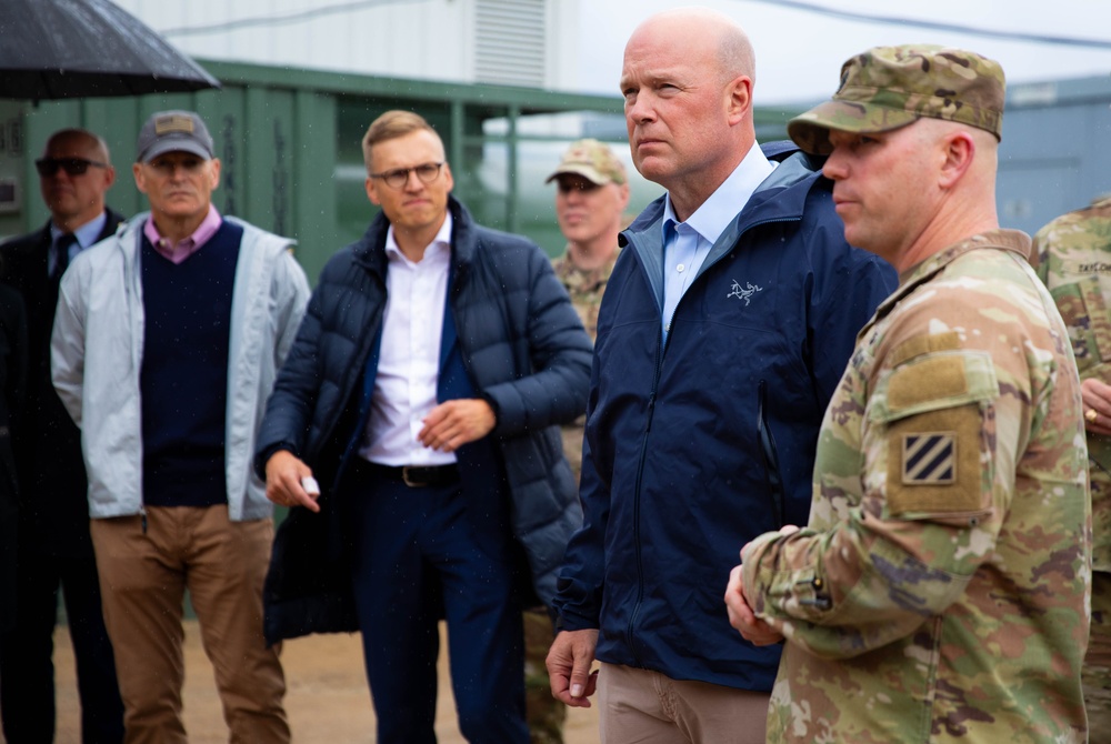 NATO Ambassador Whitaker Visits Camp Herkus, Lithuania NATO Ambassador Whitaker Visits Camp Herkus, Lithuania