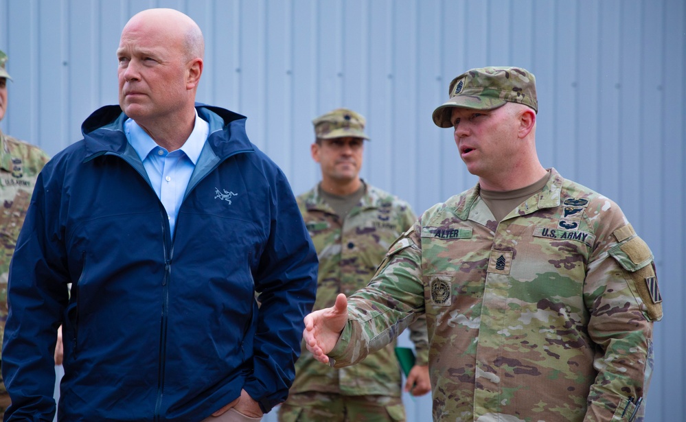 NATO Ambassador Whitaker Visits Camp Herkus, Lithuania