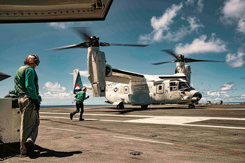 George Washington Conducts Flight Operations