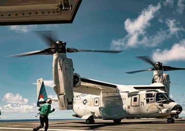 George Washington Conducts Flight Operations