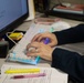 George Washington Sailors Conduct Administrative Work