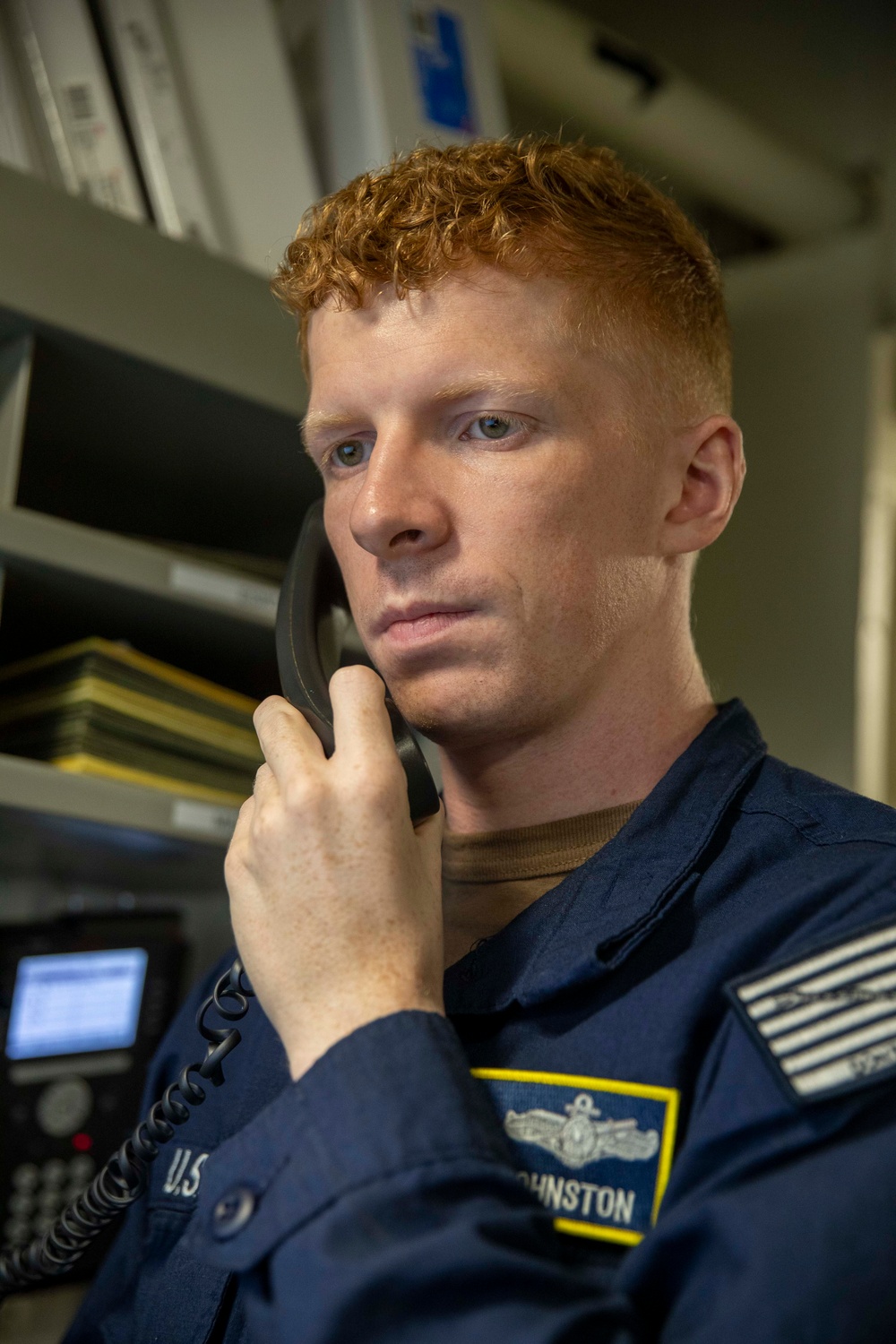George Washington Sailors Conduct Administrative Work