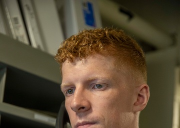 George Washington Sailors Conduct Administrative Work