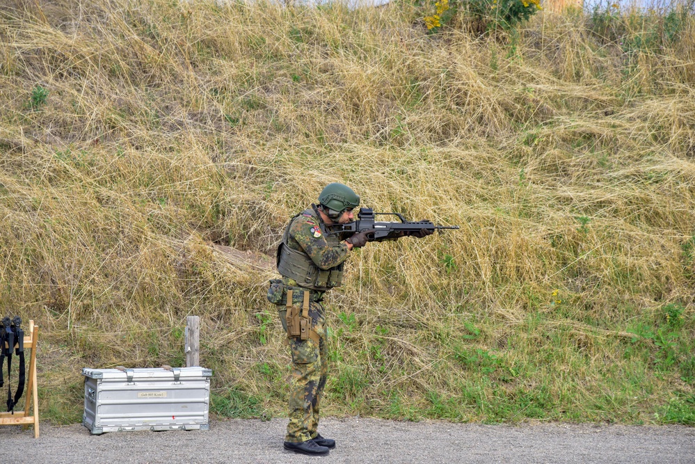 7th Army NCOA Participates in Shooting range for GAFPB