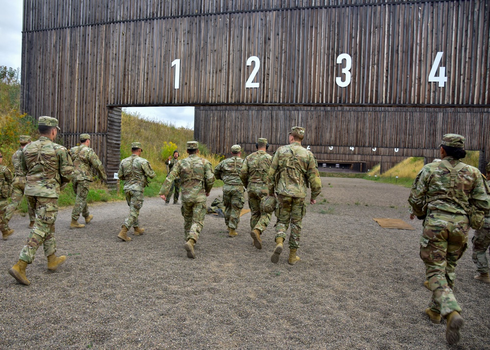7th Army NCOA Participates in Shooting range for GAFPB