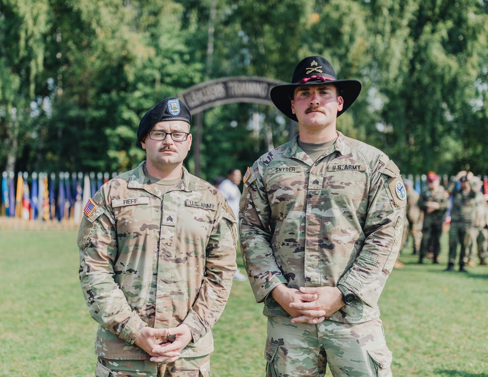 Two 278th ACR Soldiers Earn Commandant’s List at 7th ATC NCO Academy