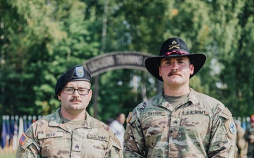 Two 278th ACR Soldiers Earn Commandant’s List at 7th ATC NCO Academy