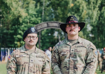 Two 278th ACR Soldiers Earn Commandant’s List at 7th ATC NCO Academy