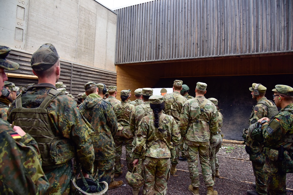 7th Army NCOA Participates in Shooting range for GAFPB