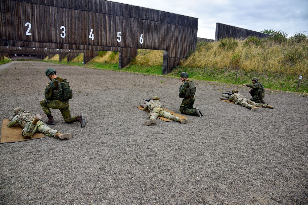 7th Army NCOA Participates in Shooting range for GAFPB