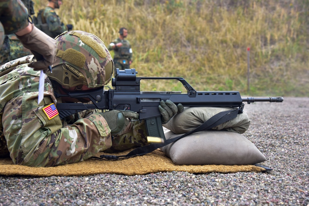 7th Army NCOA Participates in Shooting range for GAFPB