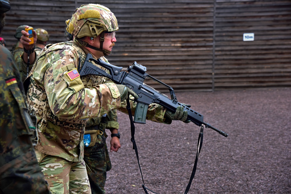 7th Army NCOA Participates in Shooting range for GAFPB