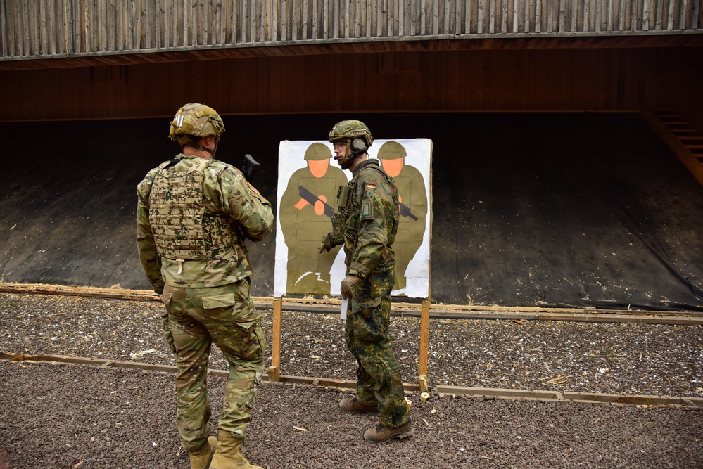 7th Army NCOA Participates in Shooting range for GAFPB