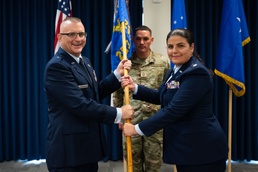 Lt. Col. Amalia McCaffrey takes command of 253rd Cyberspace Engineering Installation Group