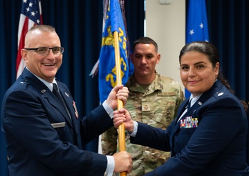 253rd Cyberspace Engineering Installation Group welcomes new commander