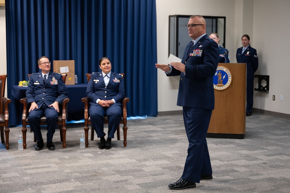 Lt. Col. Amalia McCaffrey takes command of 253rd Cyberspace Engineering Installation Group