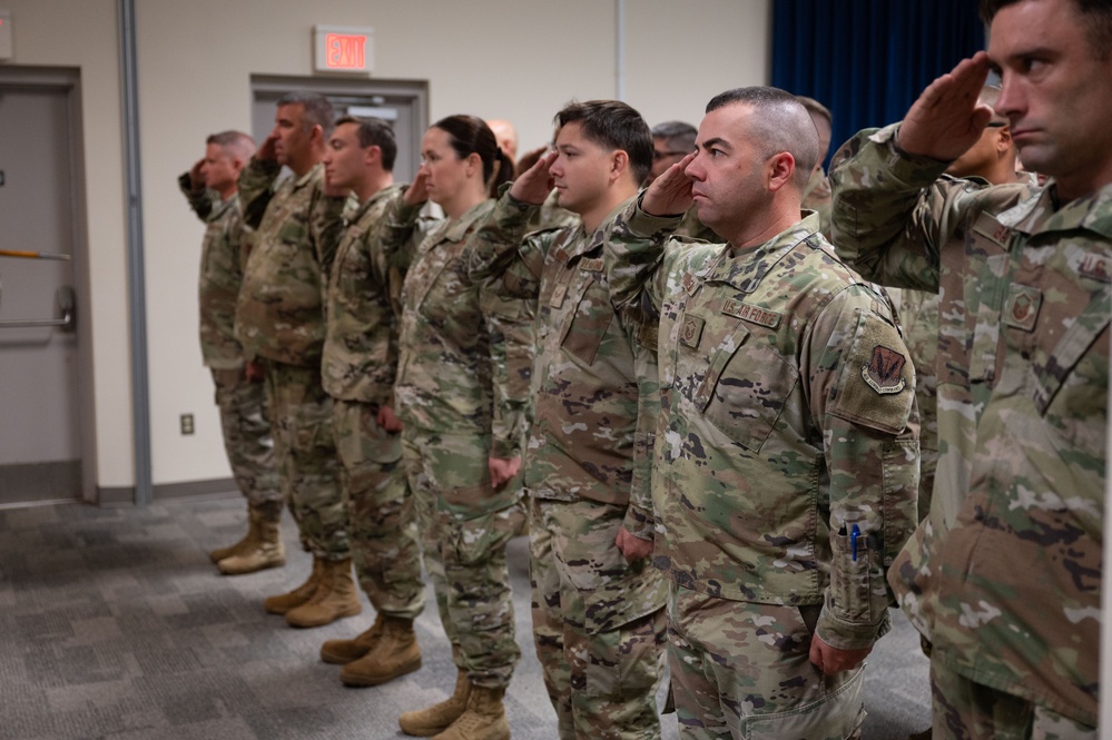 Lt. Col. Amalia McCaffrey takes command of 253rd Cyberspace Engineering Installation Group