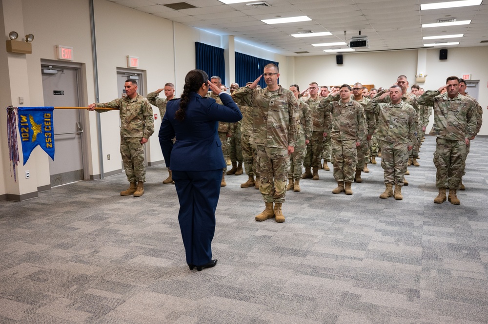 Lt. Col. Amalia McCaffrey takes command of 253rd Cyberspace Engineering Installation Group