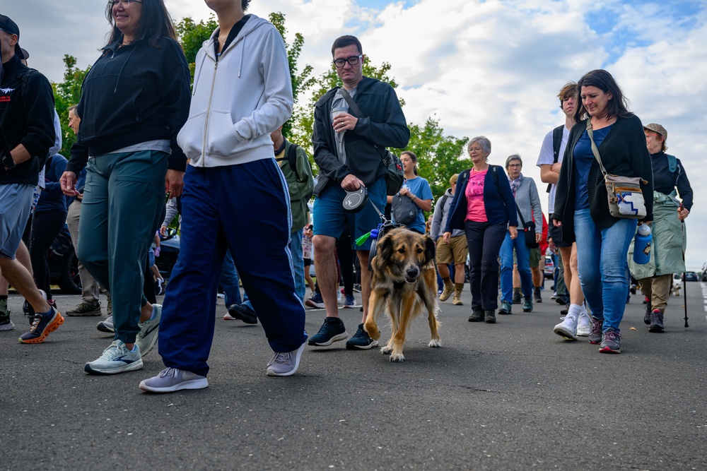 Spangdahlem Airmen and families participate in annual 8km walk to Himmerod Abbey