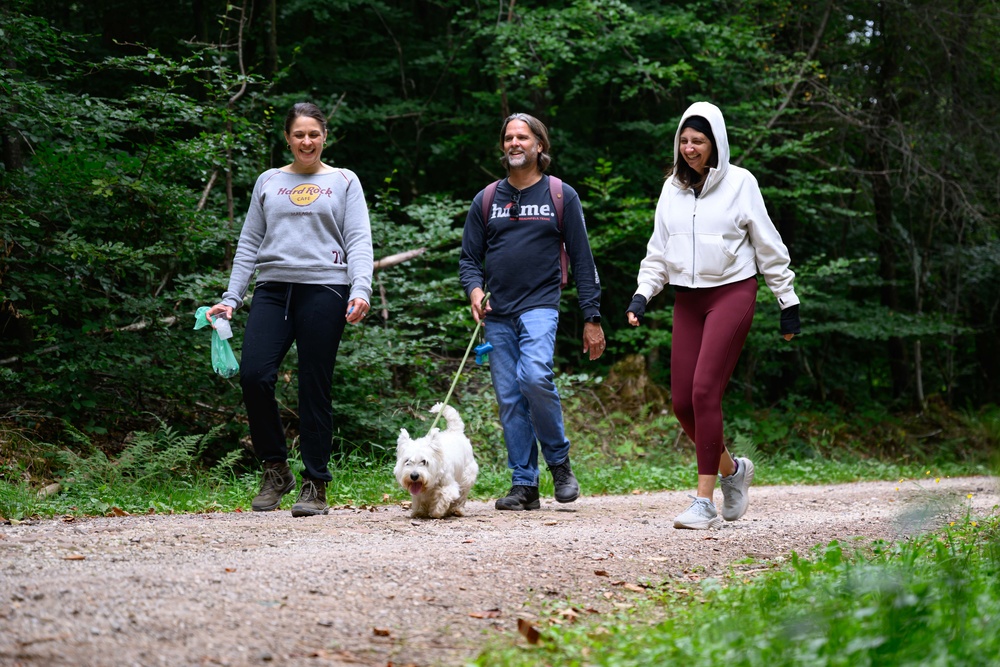 Spangdahlem Airmen and families participate in annual 8km walk to Himmerod Abbey