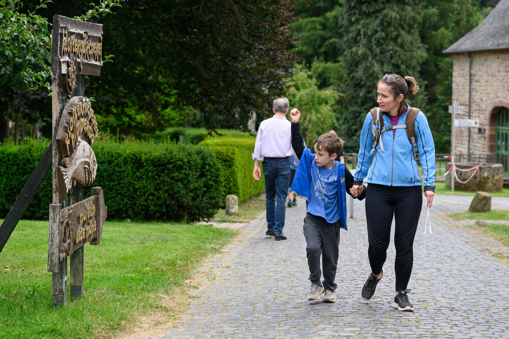 Spangdahlem Airmen and families participate in annual 8km walk to Himmerod Abbey