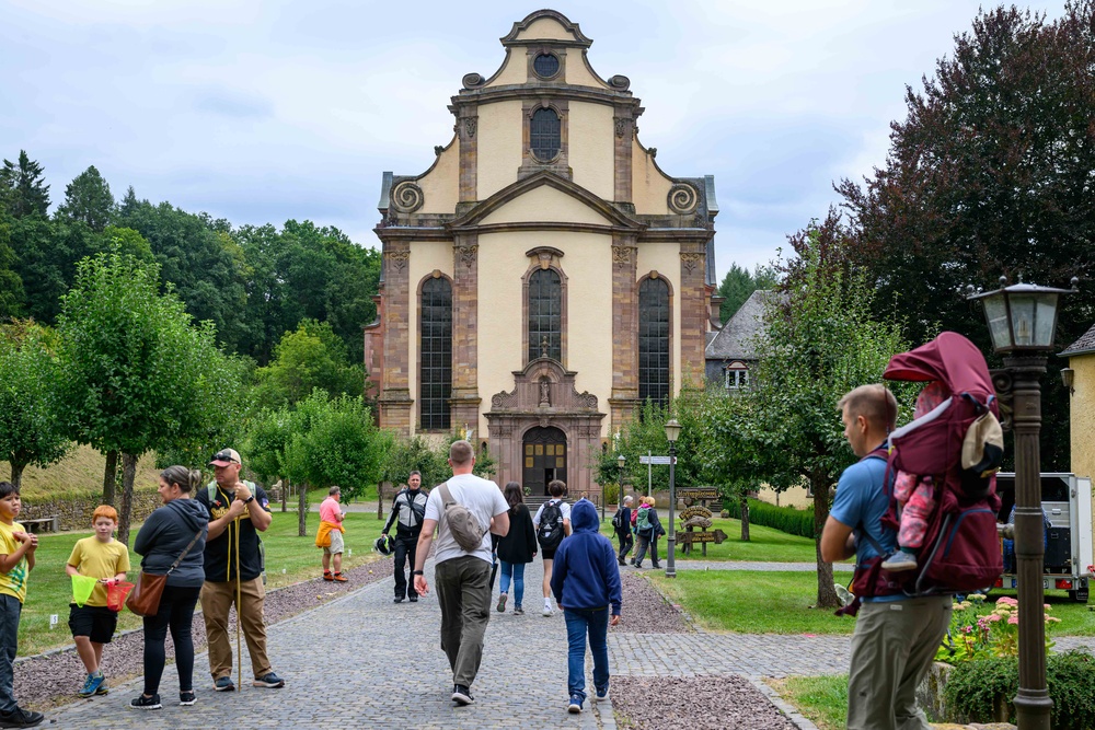 Spangdahlem Airmen and families participate in annual 8km walk to Himmerod Abbey