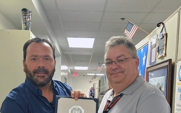Christopher Scott reaches 25 years of federal service