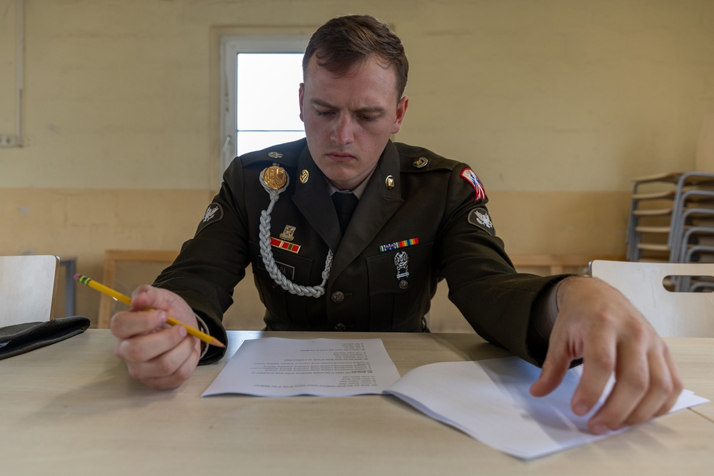 U.S. Army Europe and Africa Best Squad Competition: Formal Board