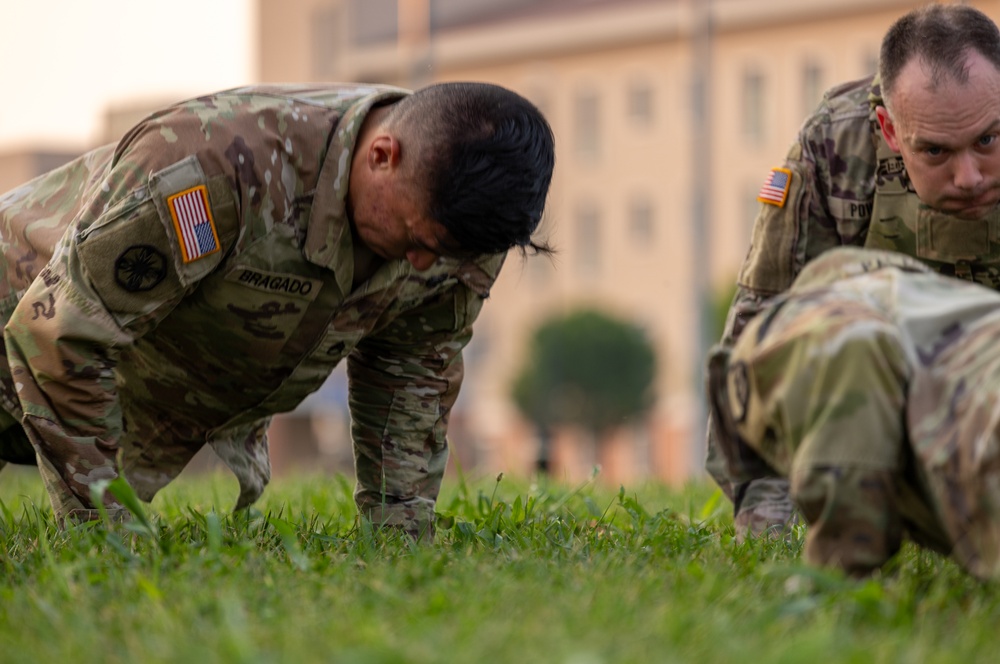 SETAF-AF conducts physical training for sergeants’ time