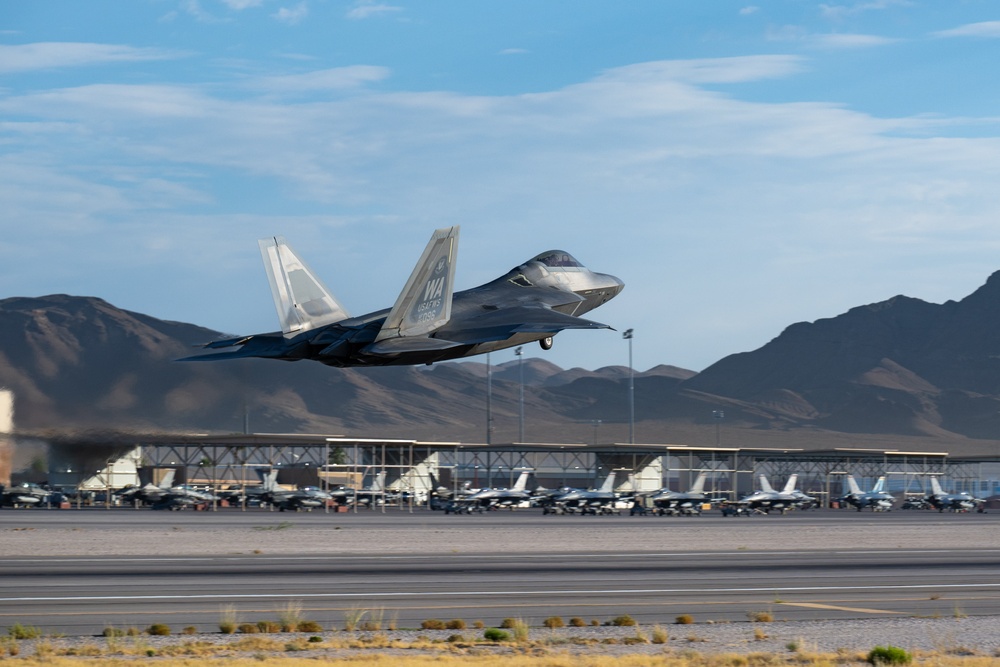 Nellis take offs and landings Aug 2025