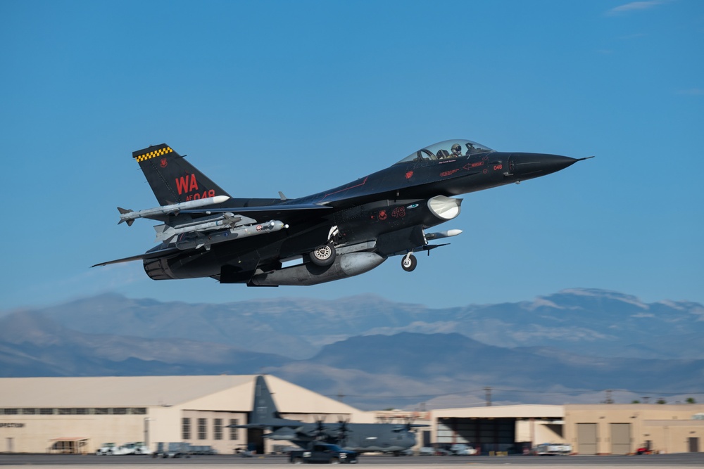 Nellis take offs and landings Aug 2025
