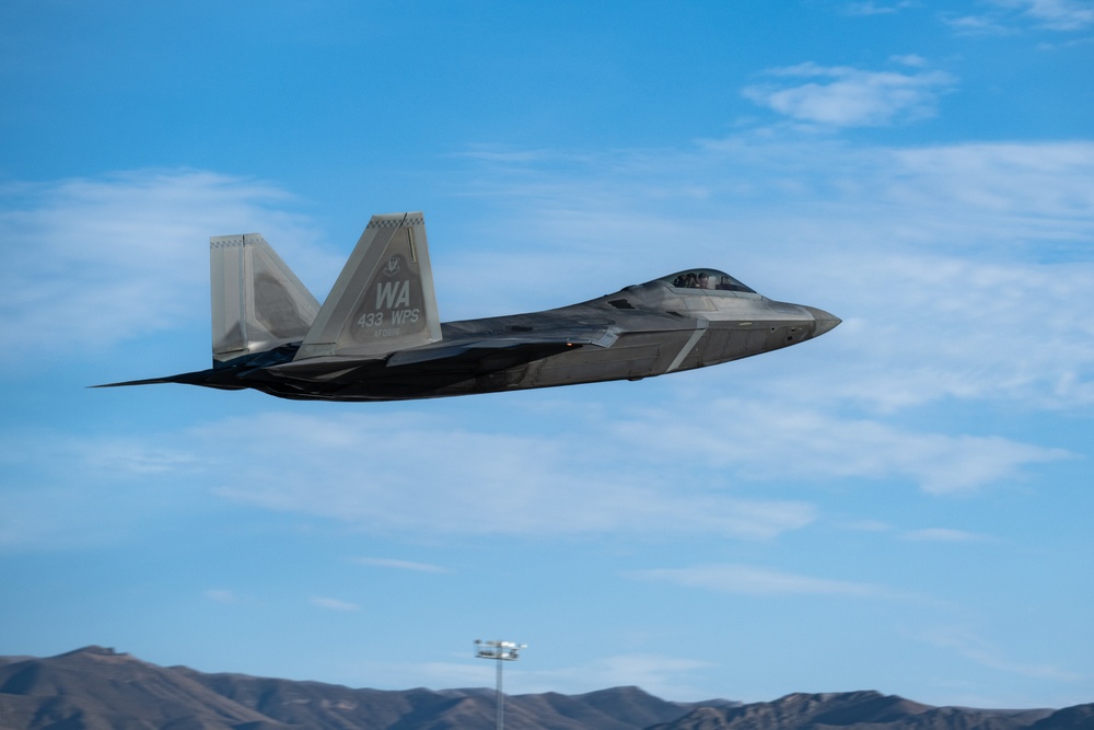 Nellis take offs and landings Aug 2025