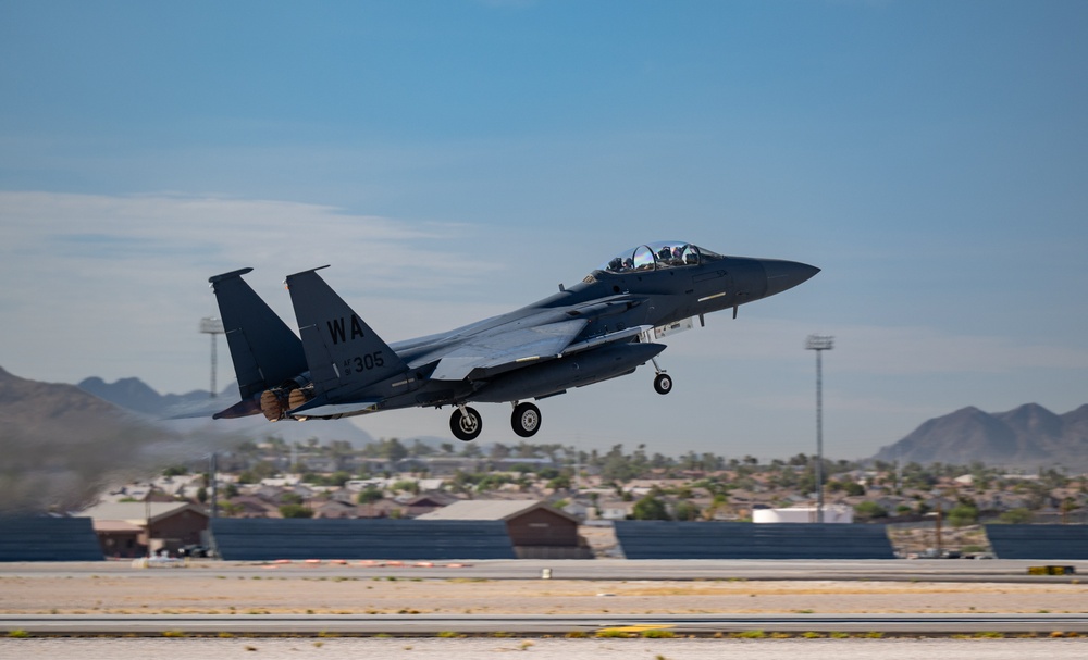 Nellis take offs and landings Aug 2025