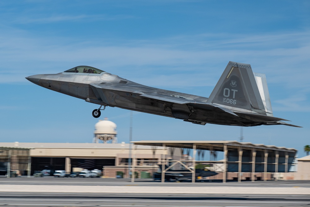 Nellis take offs and landings Aug 2025