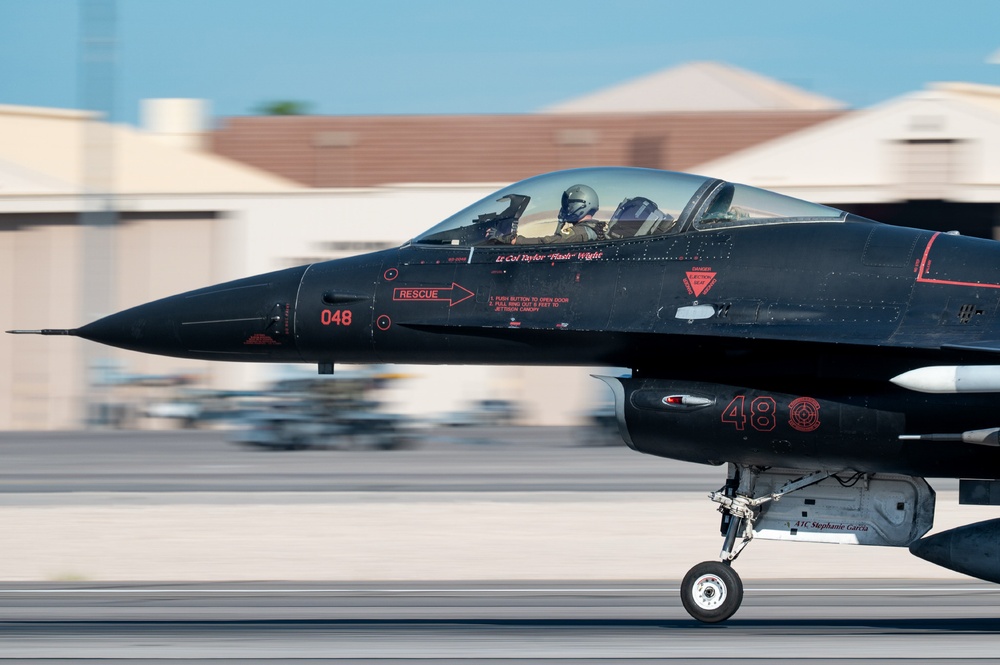 Nellis take offs and landings Aug 2025