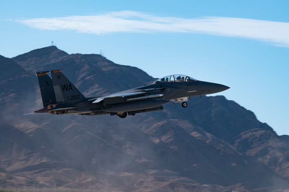Nellis take offs and landings Aug 2025