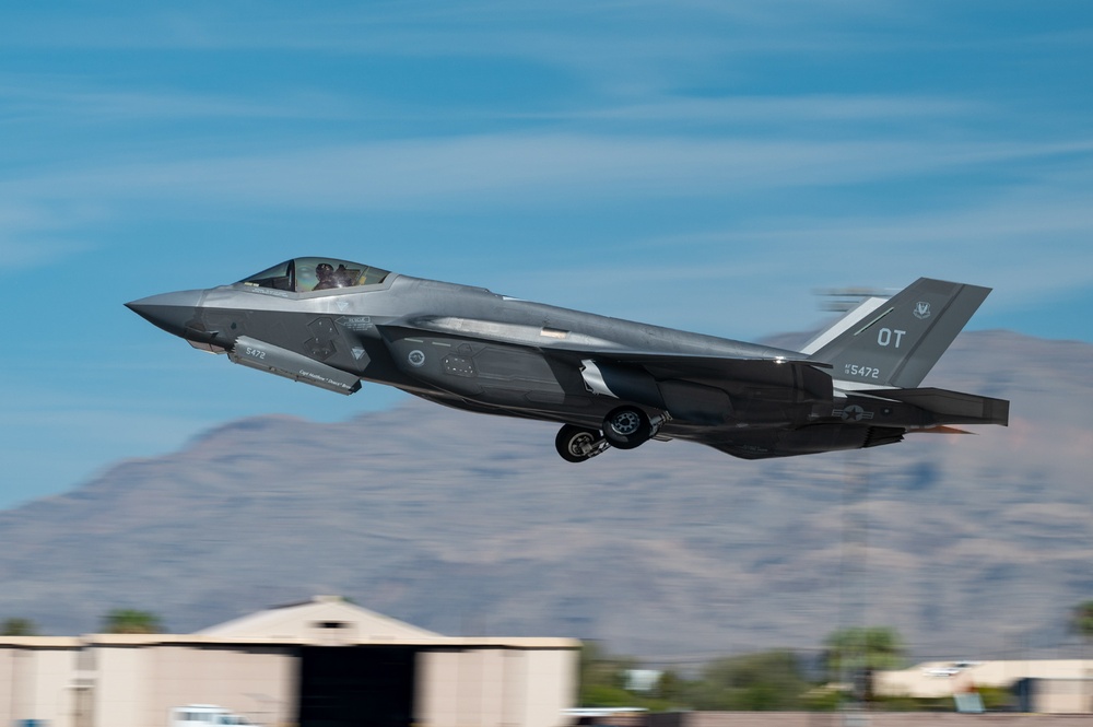 Nellis take offs and landings Aug 2025