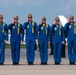 Blue Angels return from aerial performance during the Columbus Air Show
