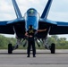 Blue Angels prepare to take the skies during Columbus Air Show