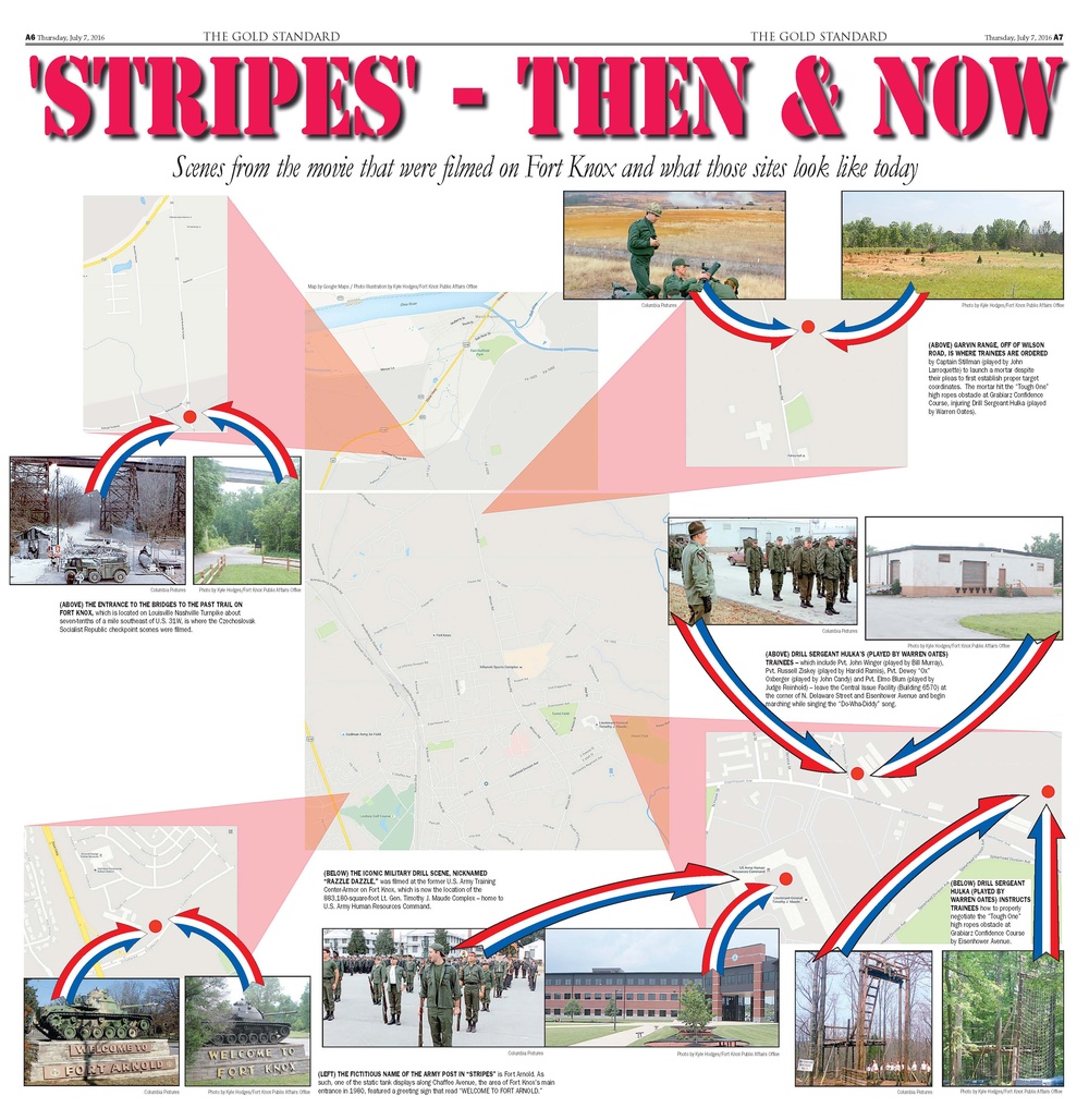 Before the ‘razzle dazzle’: A look back at the filming of ‘Stripes’ at Fort Knox