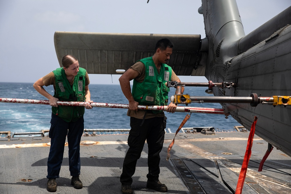 USS Wayne E. Meyer conducts operations in the U.S. Central Command area of responsibility as part of the Nimitz Carrier Strike Group
