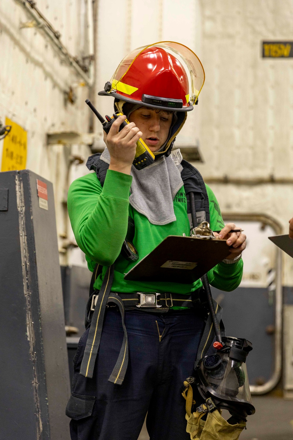 USS Gerald R. Ford (CVN 78) Conducts General Quarters Drill