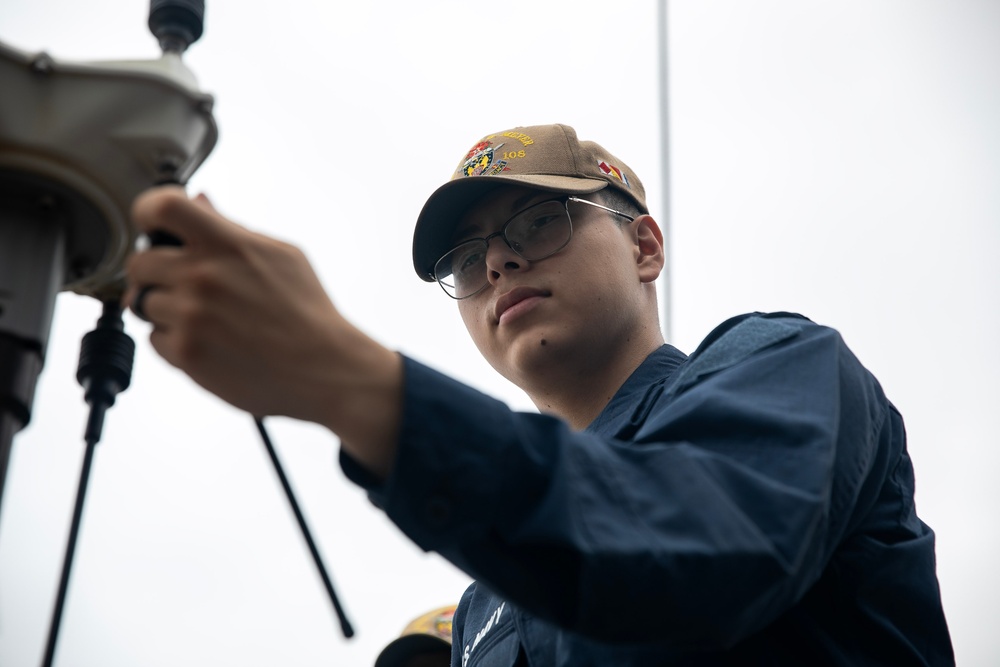USS Wayne E. Meyer conducts operations in the U.S. Central Command area of responsibility as part of the Nimitz Carrier Strike Group