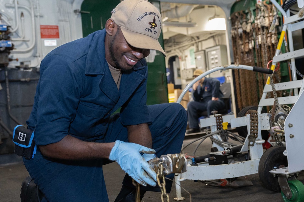 Daily Operations Aboard USS George H.W. Bush (CVN 77)