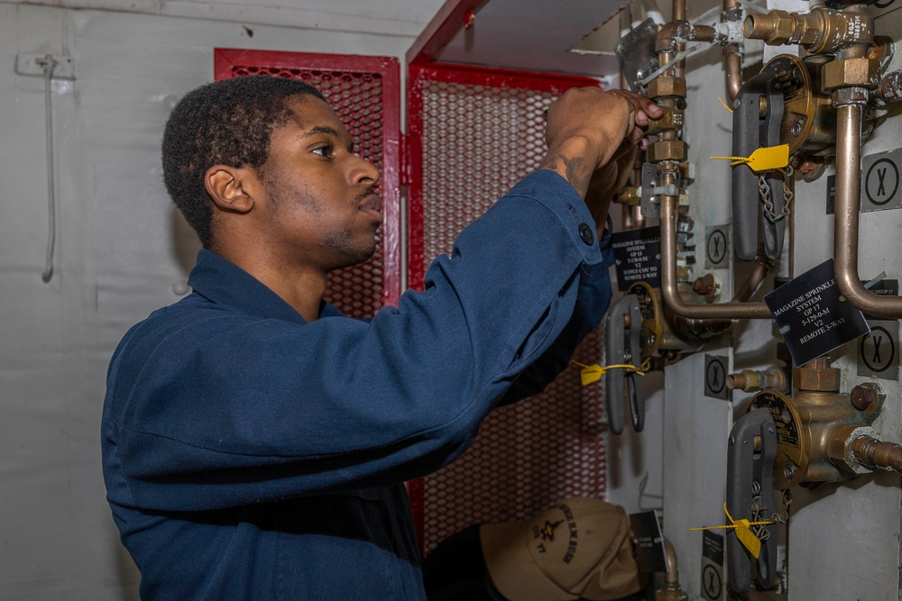 Daily Operations Aboard USS George H.W. Bush (CVN 77)