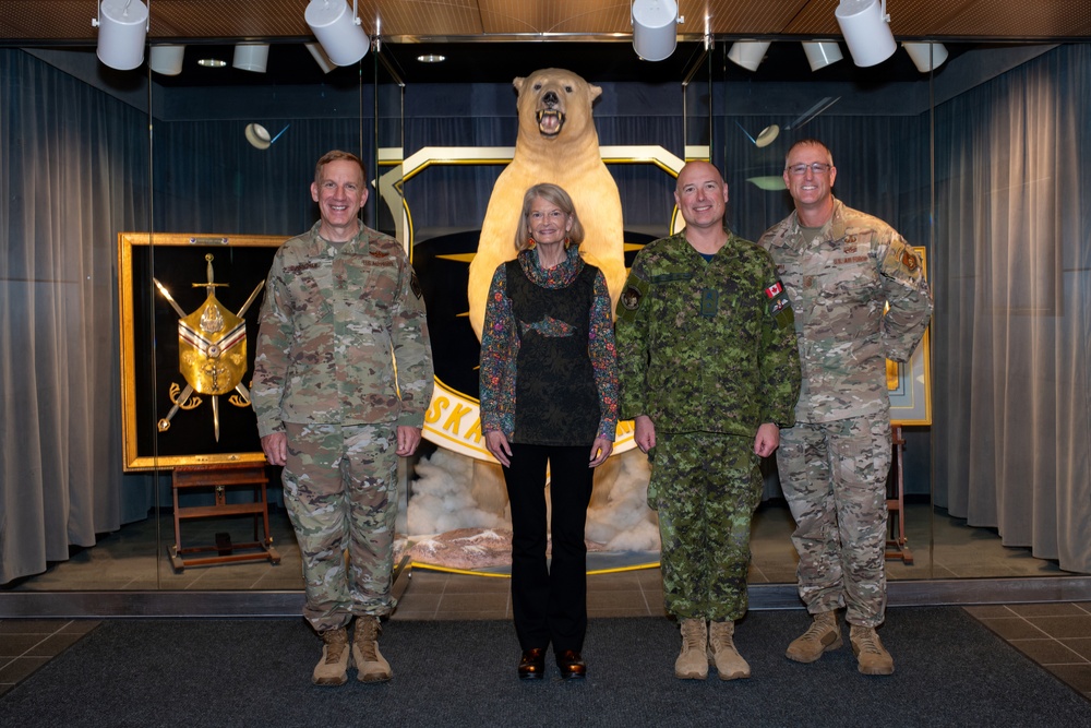 Sen. Lisa Murkowski visits Alaskan Command
