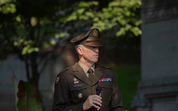 President Benjamin Harrison Honored in Annual Wreath-Laying Ceremony